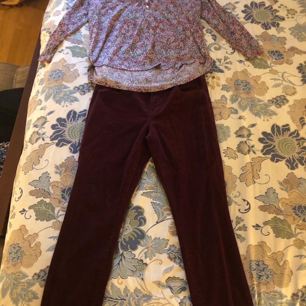 Old navy Rockstar & HM top set
